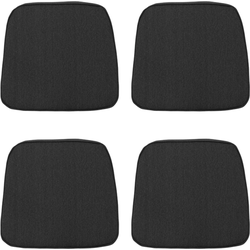 Madison -  Zitkussen Black canvas eco+ - Ca. 48x48 cm - Set van 4