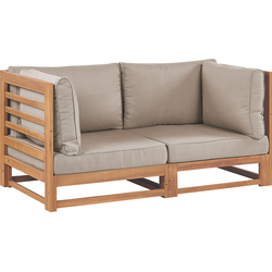 Beliani TRANI - Tuinsofa-Lichte houtkleur-FSC® gecertificeerd acaciahout