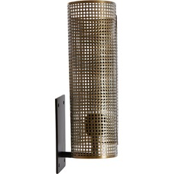 Light&living Wandlamp 20x16x45 cm MACI antiek brons+mat zwart