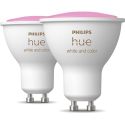 Hue spot wit en gekleurd licht 2-pack GU10 - Philips