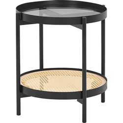 RENO - Bijzettafel - Lichtbruin - Hout