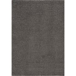 Outlet -  Shaggy Vloerkleed Grijs Hoogpolig - 120x170 CM- 120x170 CM