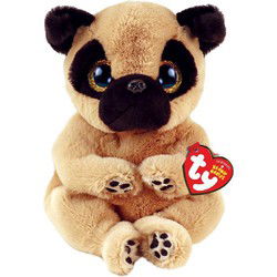 TY Beanie Babies Knuffel Mops Izzy 15 cm