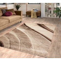 Modern vloerkleed - Lima Designer Bruin - 280 X 380 CM