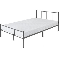 ML-Design metalen bed zwart, 200x120 cm, gemaakt van stalen frame