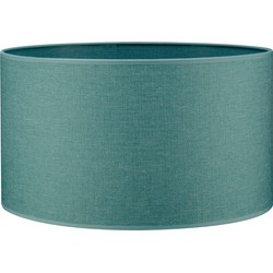 Home sweet home lampenkap Canvas 40 - turquoise blauw