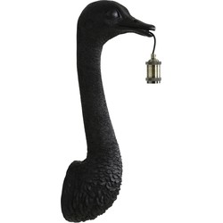 Light & Living - Wandlamp OSTRICH - 25x19x72cm - Zwart