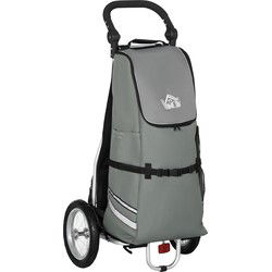 4goodz 3-in-1 Boodschappentrolley Winkelwagen Fietsaanhanger Steekwagen