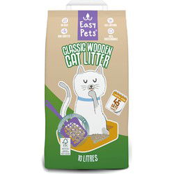 EASYPETS BIODEGRADABLE CLASSIC HOUTKORRELS KATTENBAKVULLING 10 LTR