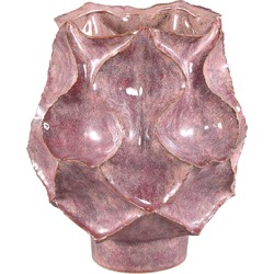 PTMD Bloempot Cu - 30x29x34 cm - Keramiek - Roze