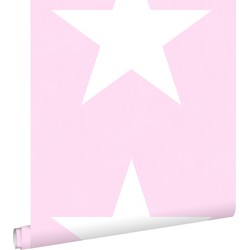 ESTAhome behang sterren roze - 53 cm x 10,05 m - 136452
