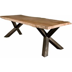Tower living Yunta Tree-trunk dining table 200x100 - top 4