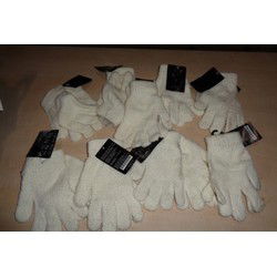 witte dameshandschoenen , 1 paar