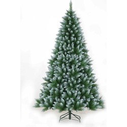 Kunstkerstboom Allison spruce Frosted 150 cm dia 90 cm kerstboom