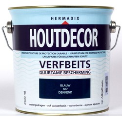 Houtdecor 627 blauw 2500 ml