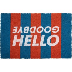 Deurmat Doormat Come In - Blauw - 80x50x1.5cm