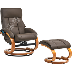 FORCE - Fauteuil - Donkerbruin - Kunstleer