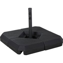 4goodz Vulbare Parasolvoet Tegels met Kruis - 60 KG 84D-089