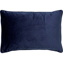 Dutch Decor FINN - Sierkussen velvet Insignia Blue 40x60 cm  - donkerblauw - Dutch Decor