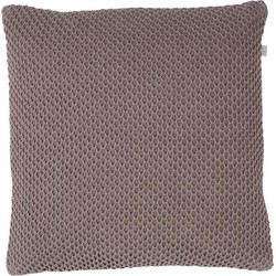 Dutch Decor DRAGAN - Sierkussen taupe 45x45 cm - Dutch Decor