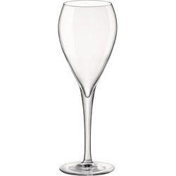 6x Stuks champagneglazen van glas 150 ml - Champagneglazen