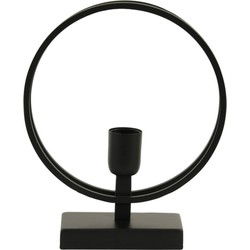 Light & Living - tafellamp - Rudra - zwart - metaal - nachtkastlamp - E27 - 1863558