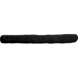 Textino FINN - Tochtstopper 90x10 cm - velvet - Raven - zwart - Textino