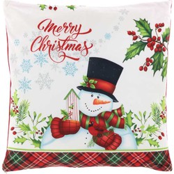 Unique Living - Kussen Jilly 45x45cm Snowman