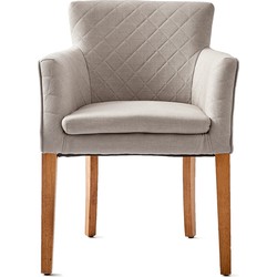 Riviera Maison Waverly Dining Armchair, linen, flax