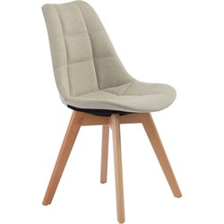 Set van 4 kunstleren eetkamerstoelen