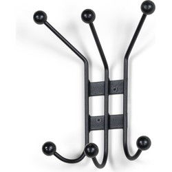 Spinder Design Wandkapstok Barato 1 - Zwart