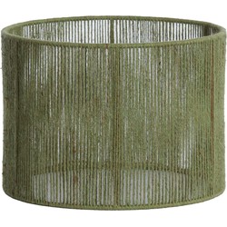 Light & Living - Kap cilinder 25-25-18 cm TOSSA jute groen