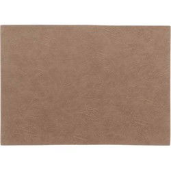Unique Living | Placemat Ava | Rechthoekig | Polyester | Taupe | 30x43cm