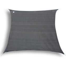 hanSe® Schaduwdoek Vierkant Waterdoorlatend 2x2 m Zonnedoek Grijs