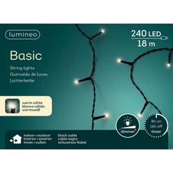 Kerstboomverlichting - LED - warm wit - 240 lampjes - 21 meter - Kerstverlichting kerstboom