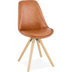 STREET design stoel 56x48x82 cm Bruin