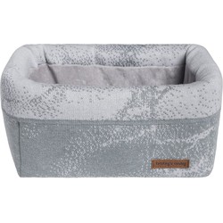 Baby's Only Commodemandje Marble - Grijs/Zilvergrijs - 16x24x14 cm