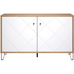 Buffet 2 deuren eiken decoratie L123 cm - Touch