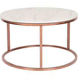 Beliani CORAL - Salontafel-Roségoud-RVS