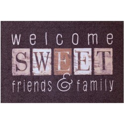 Entreemat Welcome Sweet Friends 50x80cm