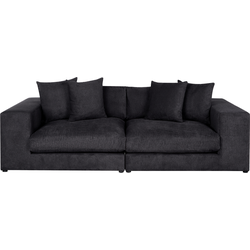 GLORVIKA II - Driezitsbank - Zwart - Polyester