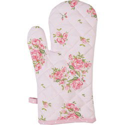 Clayre & Eef Kind Ovenwant Roze Katoen Rozen