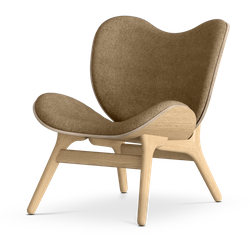 A Conversation Piece naturel houten fauteuil Sugar Brown