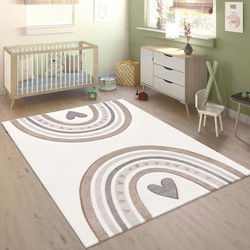 Kindervloerkleed - Cosena - Beige - 140x200 cm
