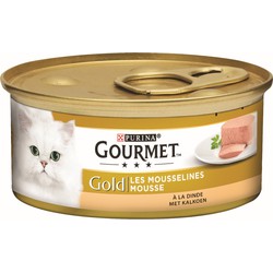 Gold mousse met kalkoen 85g kattenvoer - Gourmet
