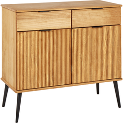 Beliani TIMMINS - Sideboard-Lichte houtkleur-Dennenhout