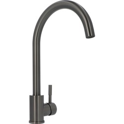 Luzzo® Iseo Keukenkraan Gun Metal - RVS Mengkraan Keuken - Grijs