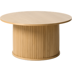 Lenn houten salontafel naturel - Ø90 cm