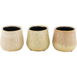Planter keramiek l8,5b8,5h8 cm mix