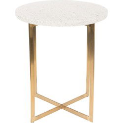 ZUIVER Side Table Luigi Round White